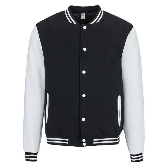 Trifuness Other - Trifuness TRIFUNESS Varsity Letterman Jacket With Long Sleeve Banded Collar Size